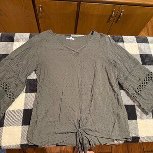 Maurices Green Long Sleeve Women's Shirt